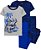 PIJAMA 4 PEÇAS CARTER'S - DINOSSAURO - MENINO - Imagem 1