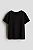 CAMISETA MANGA CURTA H&M - PRETO BASICO - MENINO - Imagem 1