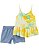 CONJUNTO VERÃO 2 PEÇAS CARTER'S - FLORAL AMARELO - MENINA - Imagem 1