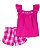 CONJUNTO VERÃO 2 PEÇAS CARTER'S - ROSA XADREZ - MENINA - Imagem 1