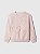 MOLETINHO  FLANELADO GAP - CORAÇÃO ROSA - MENINA - Imagem 1
