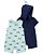 KIT 2 MACACÕES ROMPERS CARTER'S - TUBARÃO AZUL - MENINO - Imagem 1