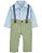 CONJUNTO SUSPENSÓRIO CARTER'S - CAMALEÃO JEANS - MENINO - Imagem 1