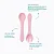 KIT 2 TALHERES DE SILICONE PETIT PIÁ - ROSA - MENINA - Imagem 4