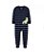 MACACÃO FLEECE CARTER'S - DINO AZUL LISTRADO - MENINO - Imagem 1
