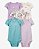 KIT 5 BODIES MANGA CURTA CARTER'S - LOVE FLORAL - MENINA - Imagem 1