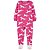 MACACÃO COM PÉ FLEECE CARTER'S - UNICÓRNIO PINK - MENINA - Imagem 1