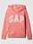 MOLETOM FLANELADO GAP KIDS - LOGO ROSA - MENINA - Imagem 1