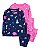 PIJAMA 4 PEÇAS CARTER'S - NEVE ROSA - MENINA - Imagem 1