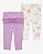 KIT 2 CALÇAS CARTER'S - FLORAL LILÁS - MENINA - Imagem 1