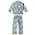 PIJAMA FLEECE TIP TOP - DINO RABISCO - MENINO - Imagem 1