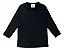 CAMISETA TÉRMICA MANGA LONGA COMFORT FOFOTINHOS - PRETO - UNISSEX - Imagem 1