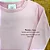 CAMISETA TÉRMICA MANGA LONGA COMFORT FOFOTINHOS - ROSA BLUSH - MENINA - Imagem 4