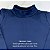 CAMISETA TÉRMICA GOLA ALTA MANGA LONGA COMFORT FOFOTINHOS - AZUL MARINHO - UNISSEX - Imagem 3