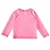 CAMISETA MODA PRAIA TIP TOP - ROSA FLUOR - PROTEÇÃO +50UV - MENINA - Imagem 2