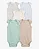 KIT 5 BODIES MANGA REGATA CARTER'S -  BASICO - UNISSEX - Imagem 1