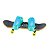 MINI SKATE DE DEDO - TÊNIS VERDE E AZUL -  HOT WHEELS - Imagem 4