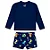 CONJUNTO 2 PEÇAS MODA PRAIA TIP TOP KIDS - DINO MUSIC - PROTEÇÃO UV50+ - MENINO - Imagem 2