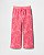 CALÇA MOLETOM  FLANELADO GAP - ROSA FLORAL - MENINA - Imagem 1