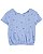 CAMISETA OSHKOSH - FLORAL AZUL CLARO - MENINA - Imagem 1