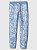 CALÇA MOLETOM GAP - FLORAL AZUL - MENINA - Imagem 1