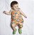 MACACÃO ROMPER GREEN BABY - BLOCOS - MENINA - Imagem 1