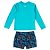 CONJUNTO 2 PEÇAS MODA PRAIA TIP TOP KIDS - BIKE - PROTEÇÃO UV50+ - MENINO - Imagem 2