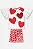 CONJUNTO VERÃO 2 PEÇAS UP BABY - CORAÇÃO VERMELHO - MENINA - Imagem 2