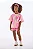 CONJUNTO VERÃO 2 PEÇAS UP BABY - CORAÇÃO ROSA - MENINA - Imagem 1