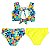 MODA PRAIA TIP TOP CONJUNTO TODDLER- CAJU - PROTEÇÃO UV50+ - MENINA - Imagem 3