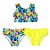 MODA PRAIA TIP TOP CONJUNTO KIDS- CAJU - PROTEÇÃO UV50+ - MENINA - Imagem 1