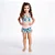 MODA PRAIA - CONJUNTO -FITNES KIDS -CAJU- TIP TOP - PROTEÇÃO 50+TIP TOP - Imagem 1