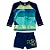 MODA PRAIA CONJUNTO 2 PEÇAS TIP TOP TODDLER - DINO - PROTEÇÃO UV50+ - MENINO - Imagem 1