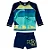 MODA PRAIA CONJUNTO 2 PEÇAS TIP TOP KIDS - DINO - PROTEÇÃO UV50+ - MENINO - Imagem 1