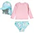 MODA PRAIA TIP TOP KIDS - UNICÓRNIO FLORAL - PROTEÇÃO UV50+ - MENINA - Imagem 2