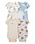 KIT 5 BODIES MANGA CURTA CARTER'S - DIVERSOS - MENINO - Imagem 1