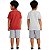 CONJUNTO 3 PEÇAS VERÃO CALVIN KLEIN - BASIC VERMELHO E CINZA - MENINO - Imagem 6