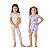 PIJAMA 4 PEÇAS MEMBER'S MARK - CORAÇÃO E VIAGENS - MENINA - Imagem 1