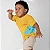 CAMISETA MANGA CURTA GREEN KIDS - CAT AMARELA - MENINO - Imagem 1