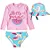 MODA PRAIA CONJUNTO 3 PEÇAS- TIP TOP - MELANCIA SUMMER - PROTEÇÃO UV50+ - MENINA - Imagem 1