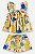 CONJUNTO VERÃO 2 PEÇAS UP BABY KIDS - FRUTINHAS AMARELA - MENINA - Imagem 1