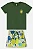 CONJUNTO VERÃO 2 PEÇAS UP BABY KIDS - SUNNY DAY VERDE - MENINO - Imagem 1