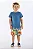 CONJUNTO VERÃO 2 PEÇAS UP BABY KIDS - ANIMAIS AZUL - MENINO - Imagem 2