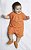 MACACÃO ROMPER GREEN - BASIC LARANJA - MENINA - Imagem 1