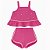 CONJUNTO VERÃO 2 PEÇAS GEORGE BABY - ROSA - MENINA - Imagem 1
