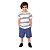 CONJUNTO 2 PEÇAS VOLCOM KIDS - LISTRADO AZUL - MENINO - Imagem 1
