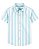 CAMISA MANGA CURTA CARTER'S KIDS - LISTRADO AZUL - MENINO - Imagem 1