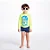 MODA PRAIA CONJUNTO 2 PEÇAS TIP TOP KIDS - SHOW THE OCEAN NEON - PROTEÇÃO UV50+ - MENINO - Imagem 2