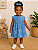 VESTIDO GEORGE BABY - JEANS SAFARI - MENINA - Imagem 1