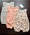 KIT 3 MACACÕES ROMPERS GEORGE BABY - SAFARI - MENINA - Imagem 8